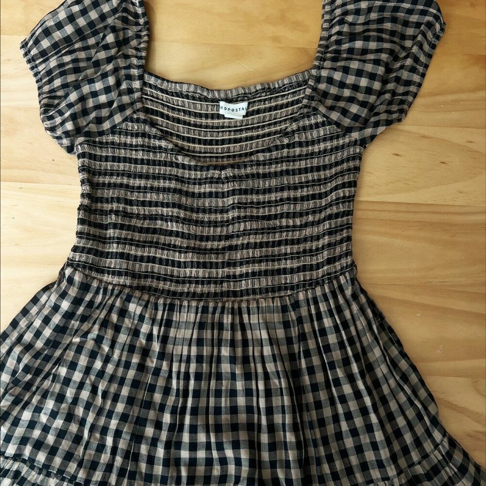 Aéropostale Black and Tan Dress